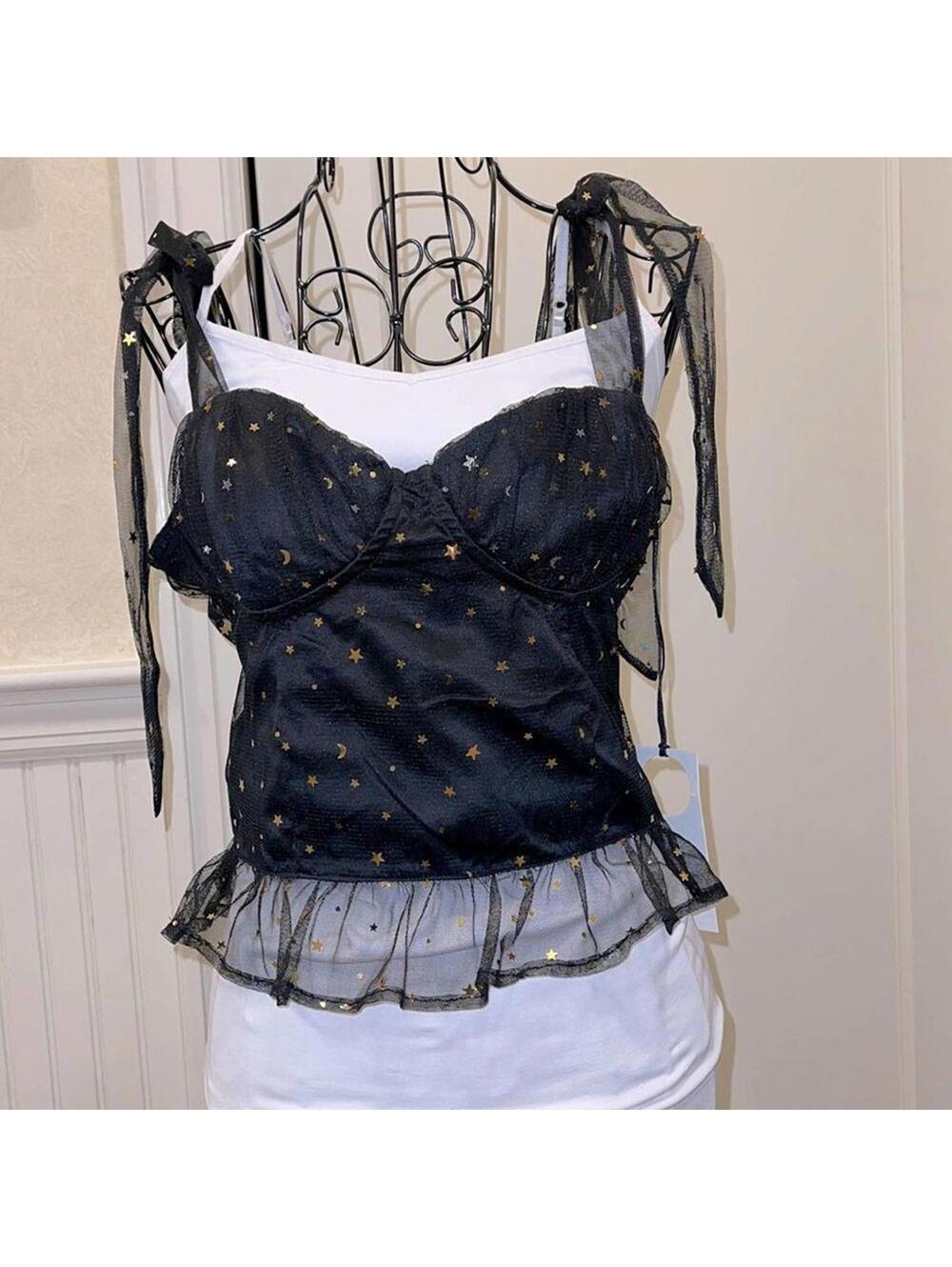 Privacy Please tulle crop top  NWT M